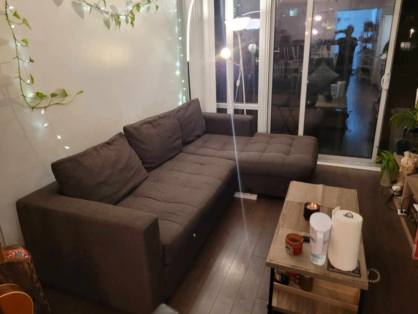 EQ3 Brown Sectional Sofa - photo 2