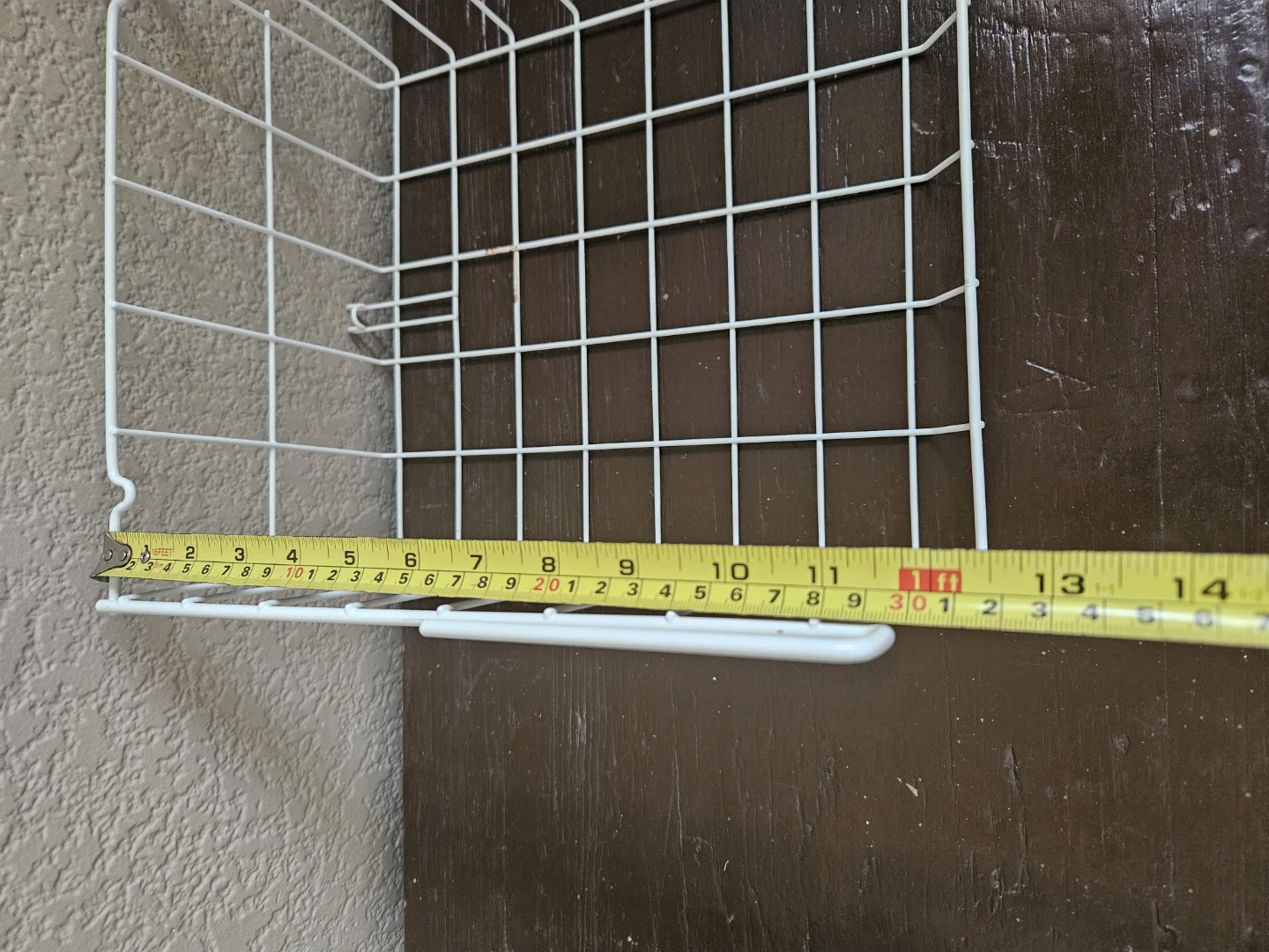 White Wire Storage Basket - photo 2