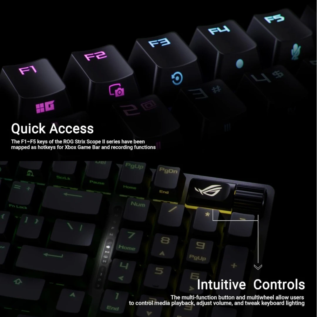ROG STRIX SCOPE II 96 WIRELESS keyboard - photo 4