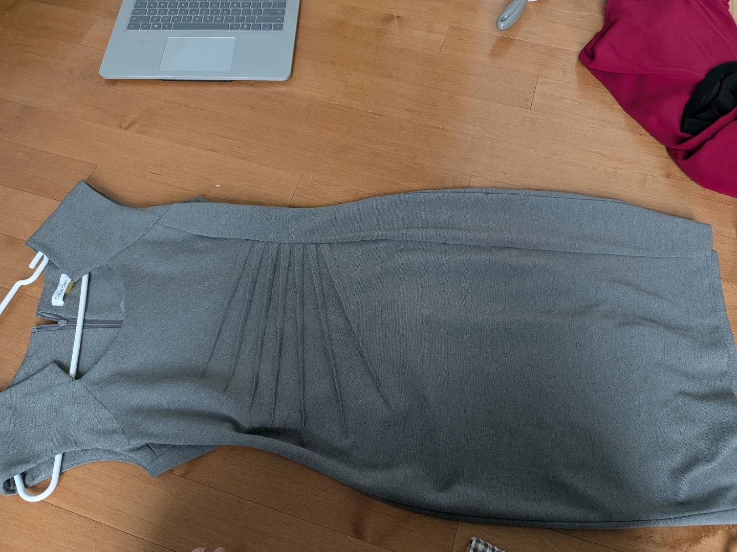 Calvin Klein Grey Sheath Dress