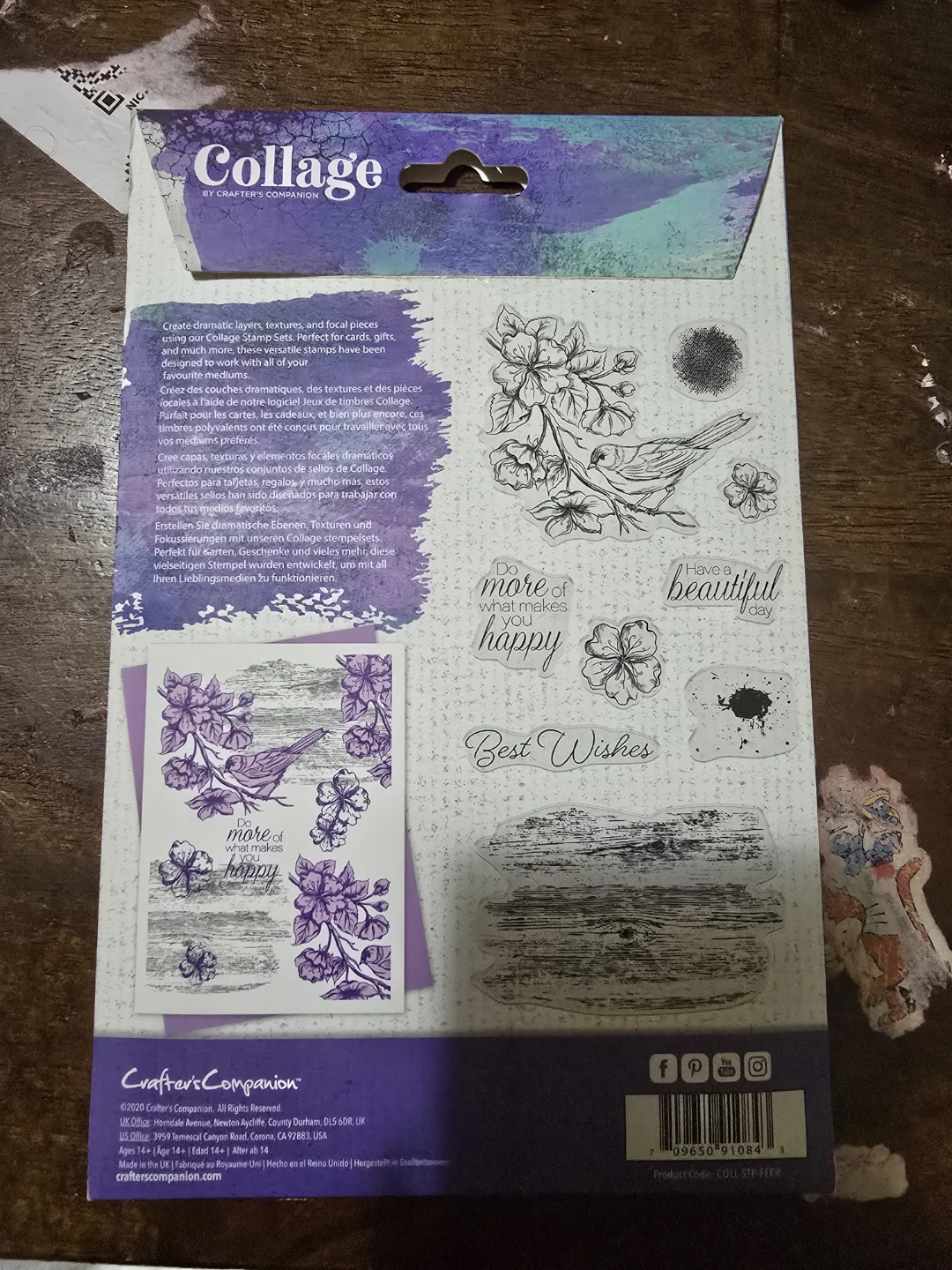 Crafter's Companion Collage Photopolymer Stamps - photo 2