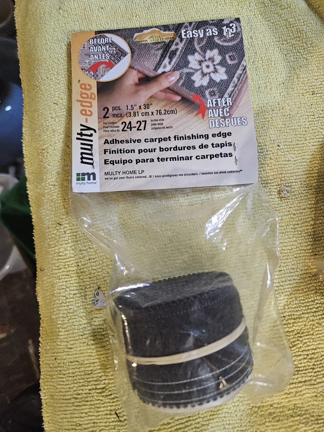 Multy Edge Adhesive Carpet Finishing Edge - Charcoal - photo 3