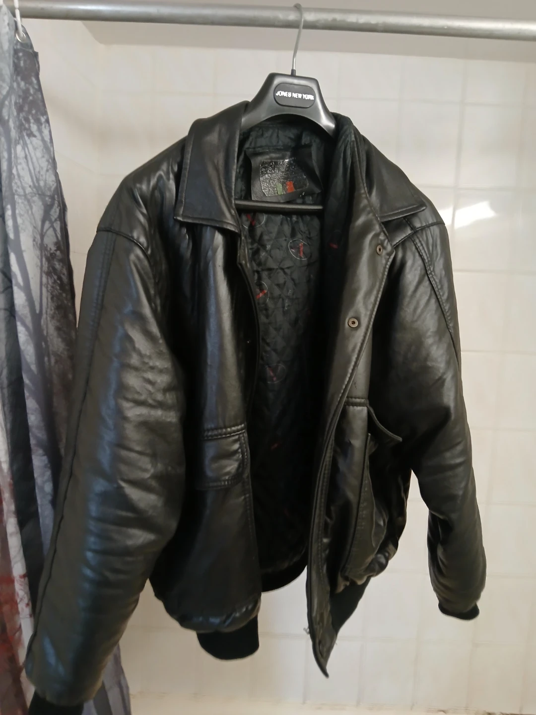 Valentino 100% genuine leather varsity style jacket XL - photo 4