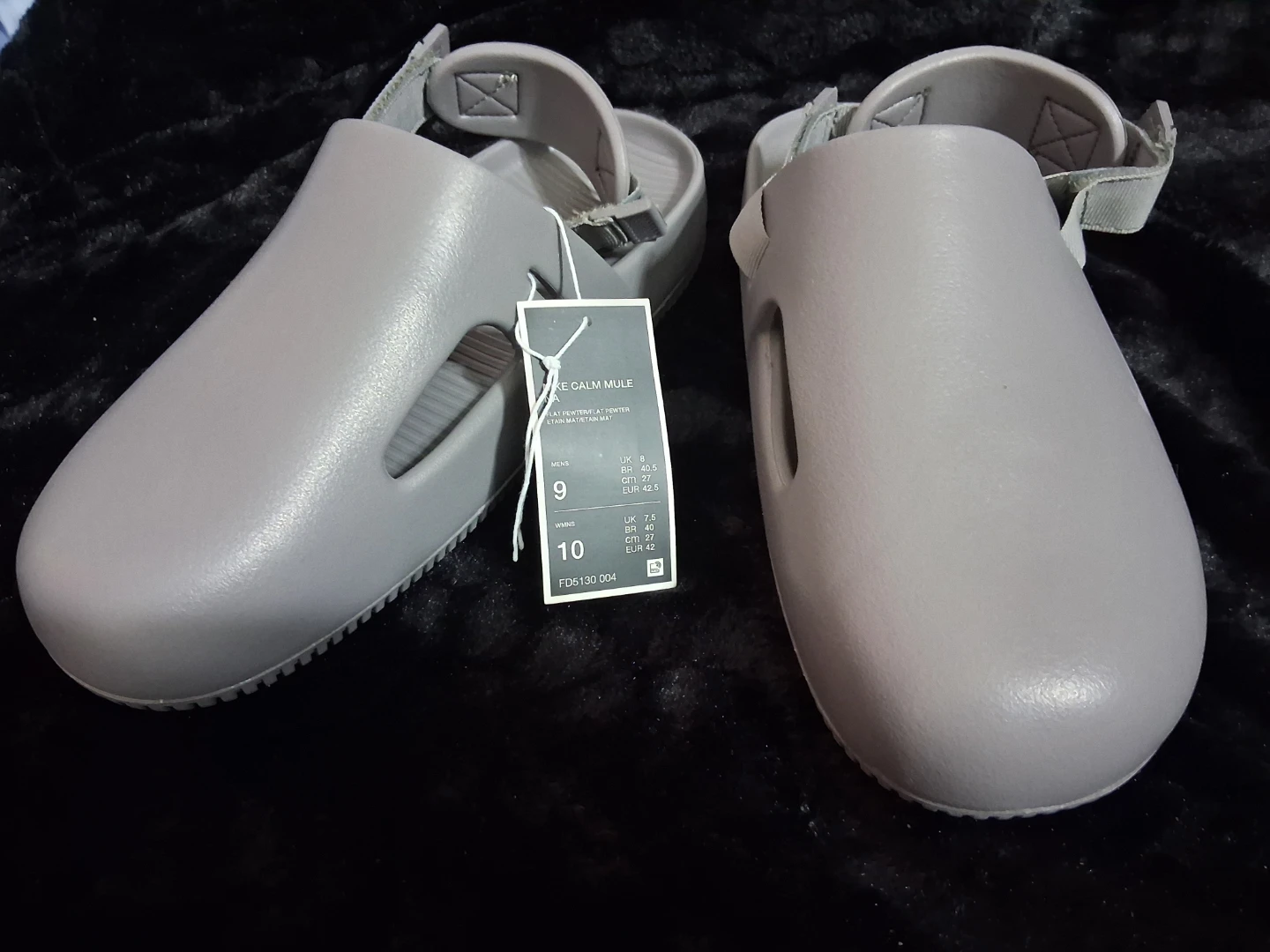 Nike Calm Mule Sandals Gray Size 9 - photo 2