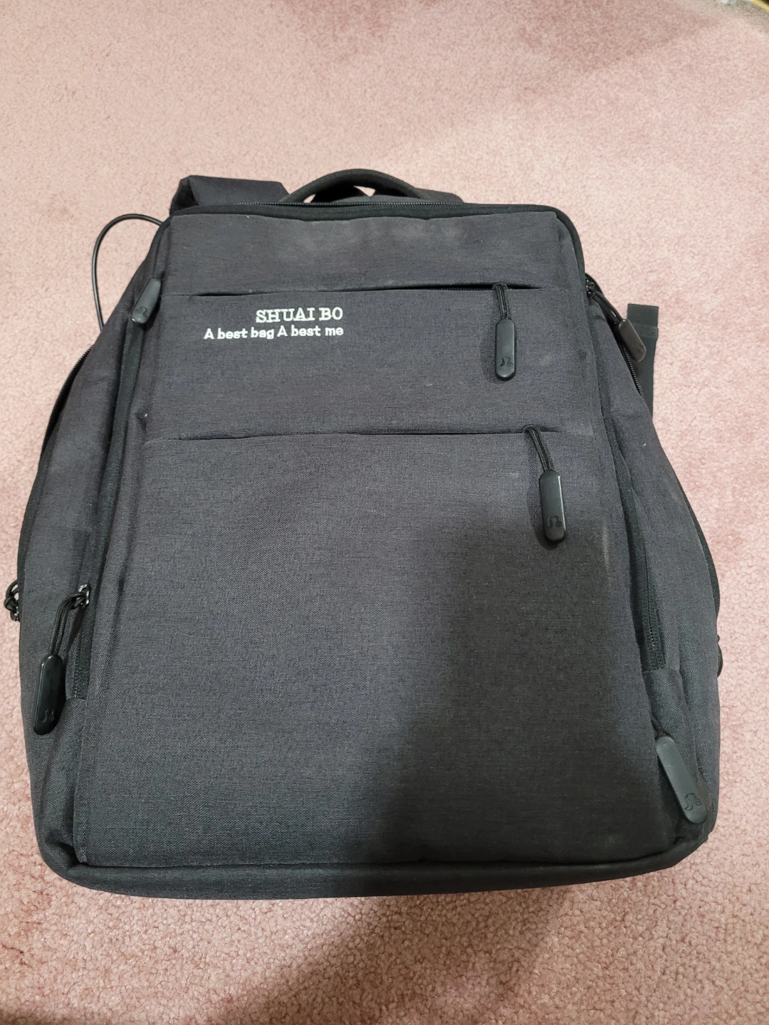 SHUAI BO Backpack with USB Charging ⚽️ - photo 3