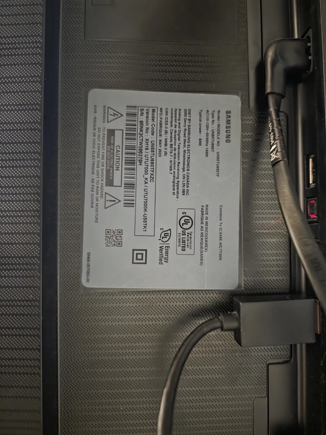 Broken samsung 55" Smart TV - photo 2