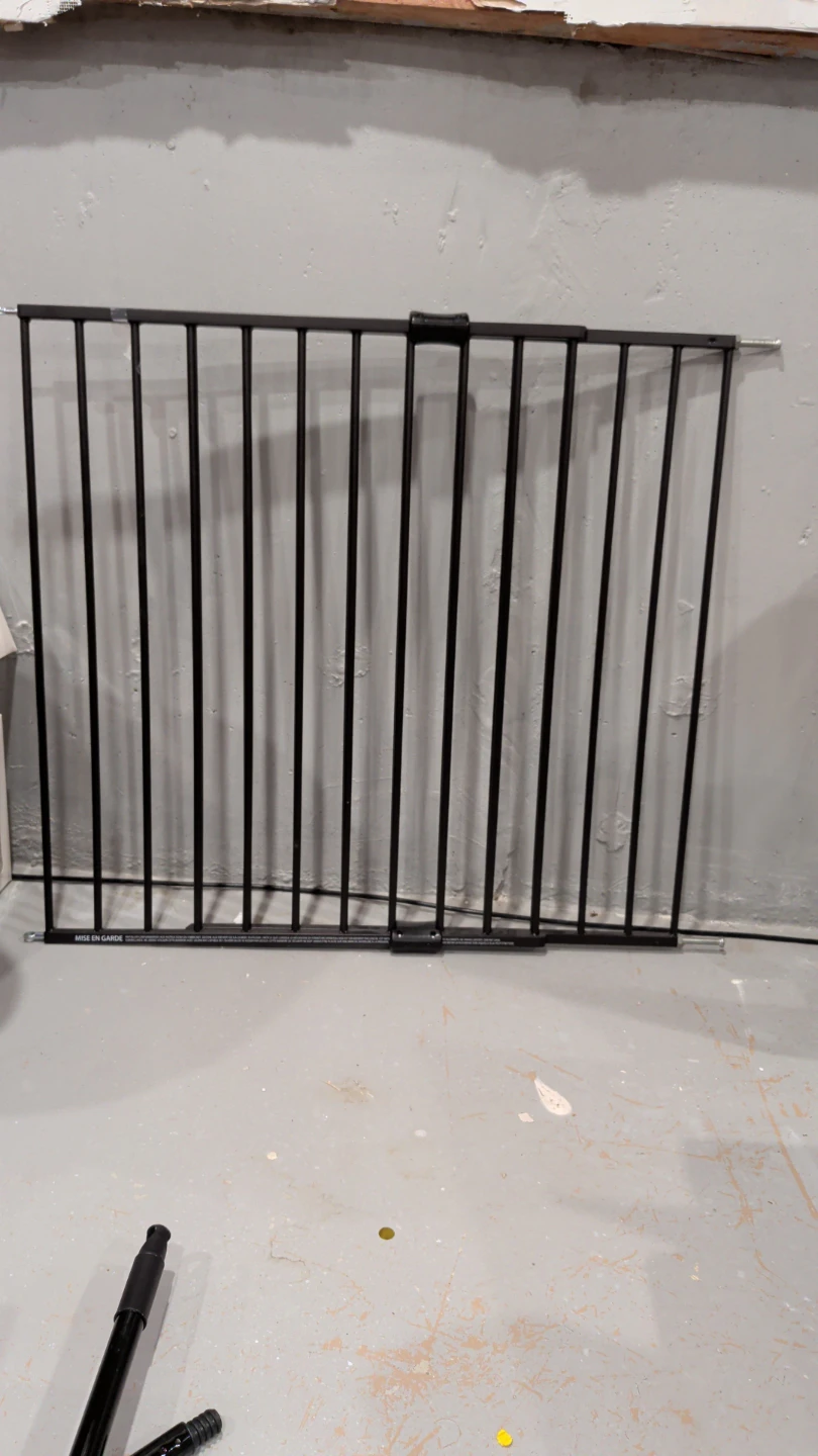 Black Metal baby safety Gate