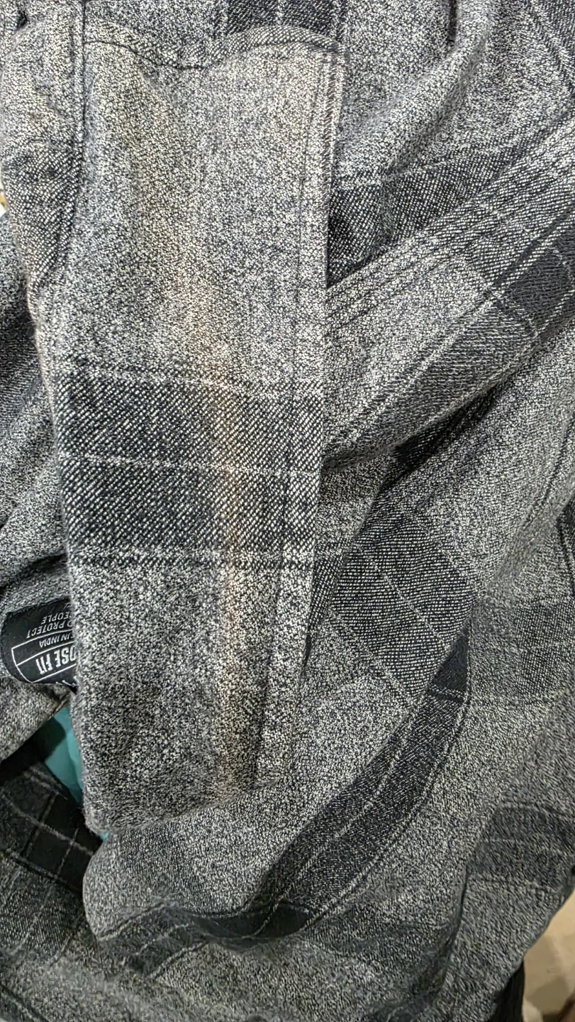 Carhartt Men's Flannel Shirt - Grey Plaid (Large) - photo 3