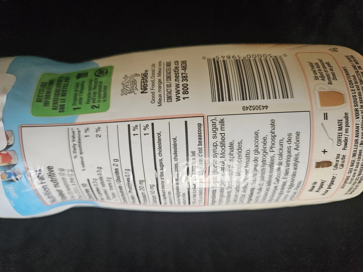 Nestlé Coffee Mate Léger Powdered Coffee Creamer - photo 4