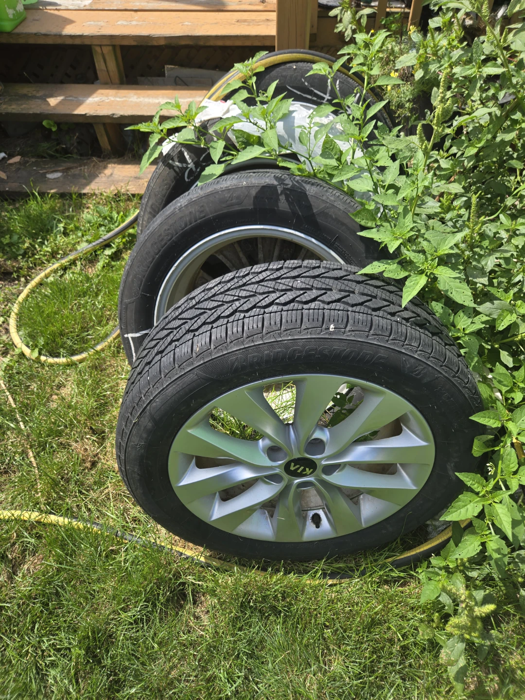 Kia Alloy Rims with Bridgestone Tires