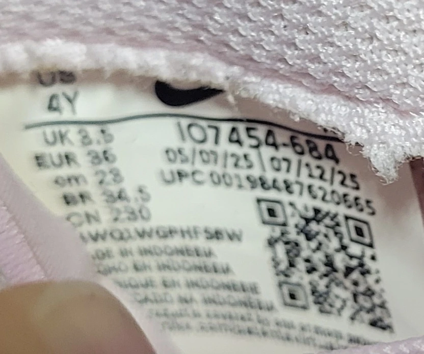 Nike Air Force 1 Youth Shoes Size 4Y Pink - photo 3