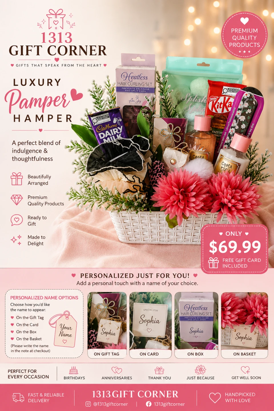 1313 Gift Corner Luxury Pamper Hamper