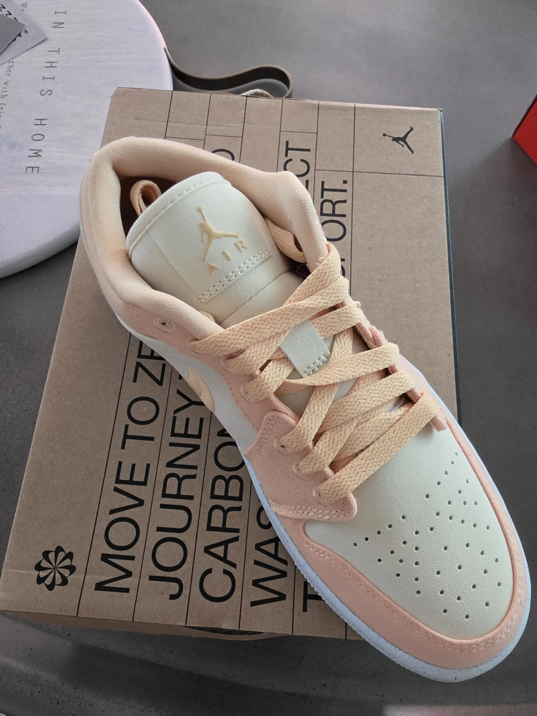 Nike Air Jordan 1 Low Peach Sneakers