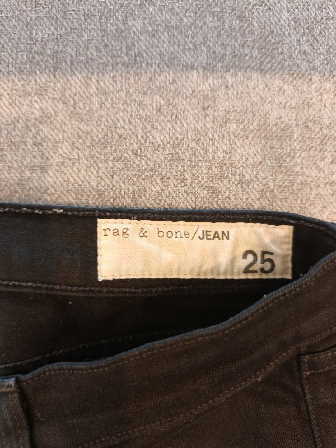 rag & bone JEAN Black Jeans Size 25 - photo 2