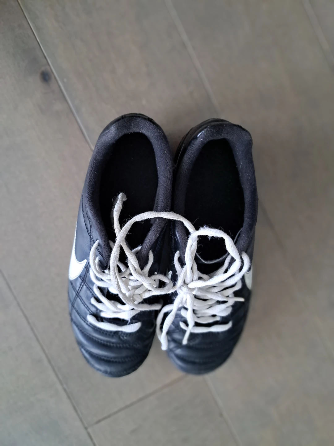 Nike Black Soccer Cleats, size 2 - photo 2