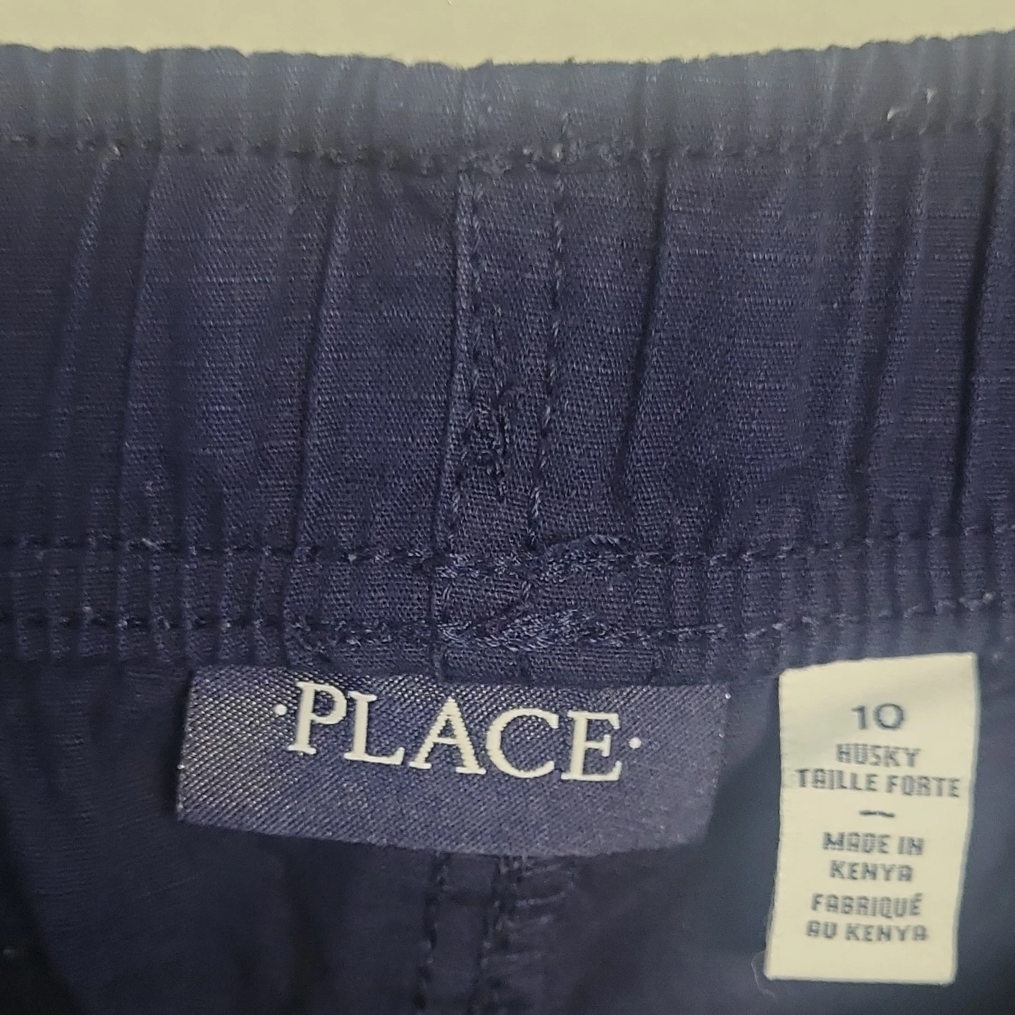 The Children's Place Navy Cargo Shorts Size 10 Husky - photo 3