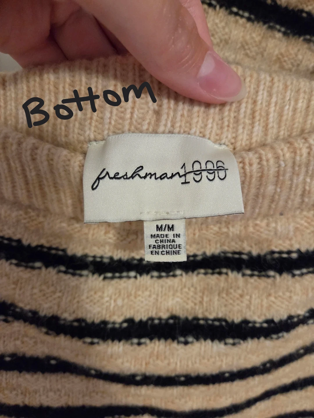 Freshman 1996 Striped Sweater and Skirt Set - photo 4