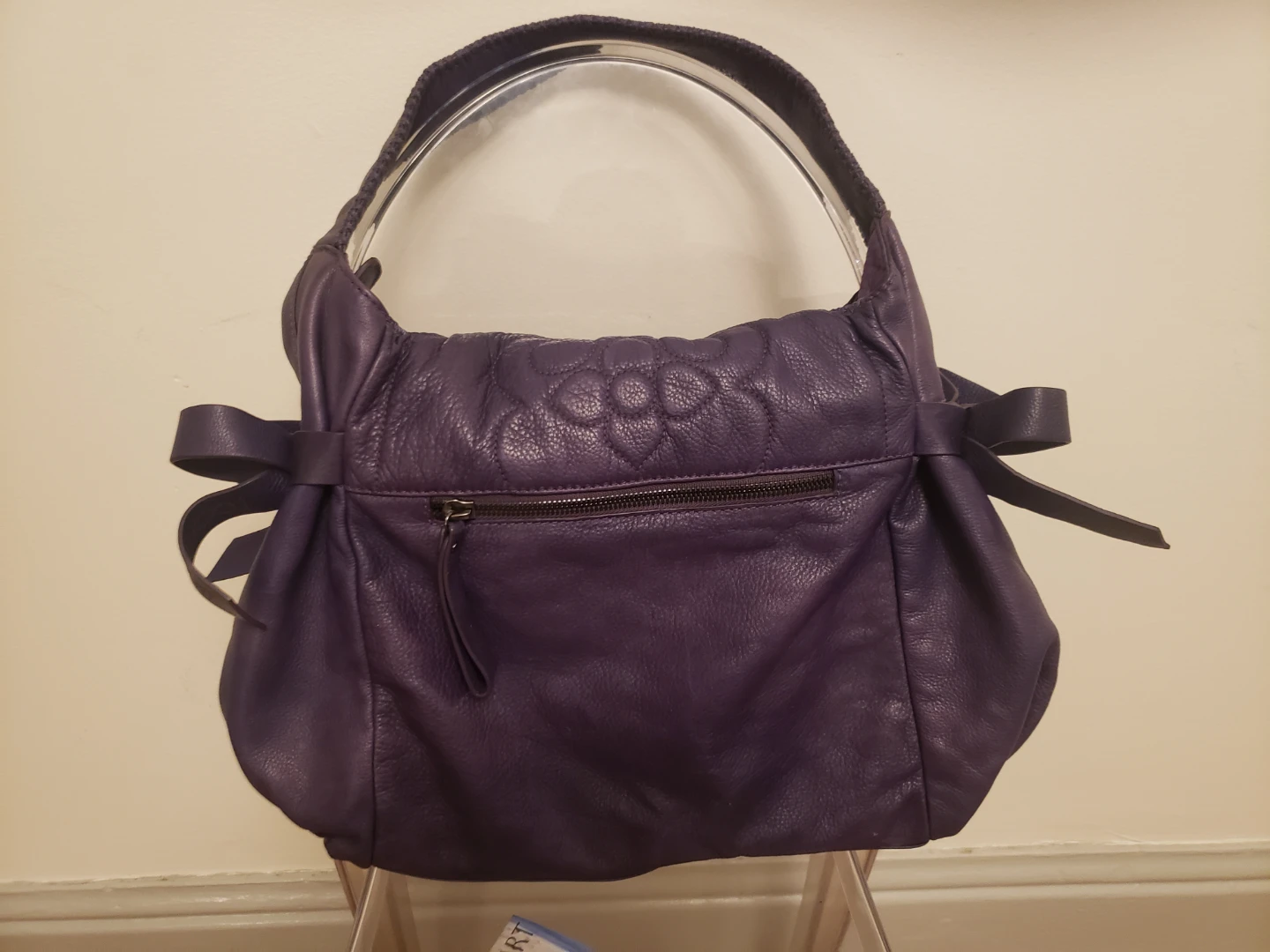New Lockheart dark purple leather bag - photo 5