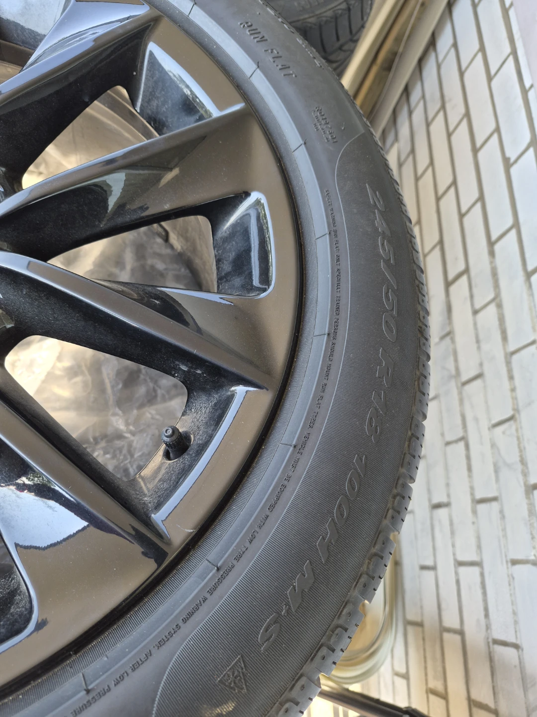 245/50 R18 semi new tires
