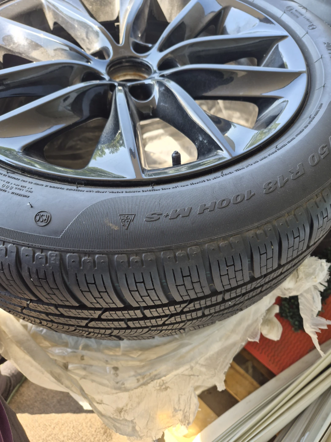 245/50 R18 semi new tires - photo 3