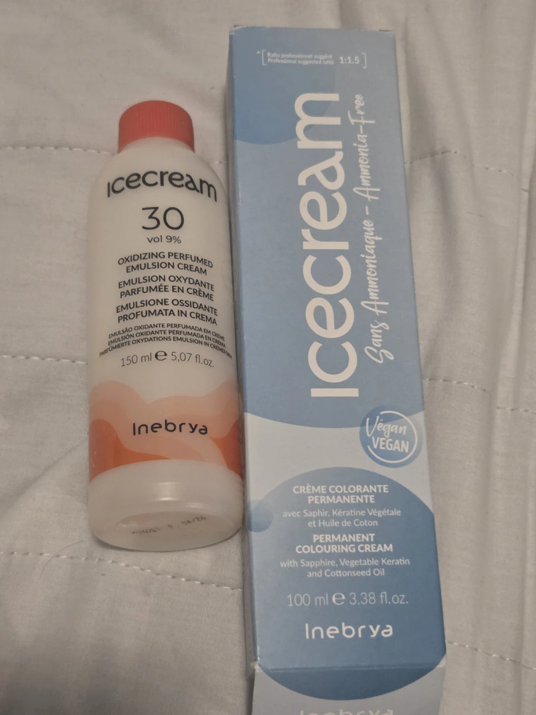 Inebrya Icecream Oxidizing Emulsion 30 vol 9%