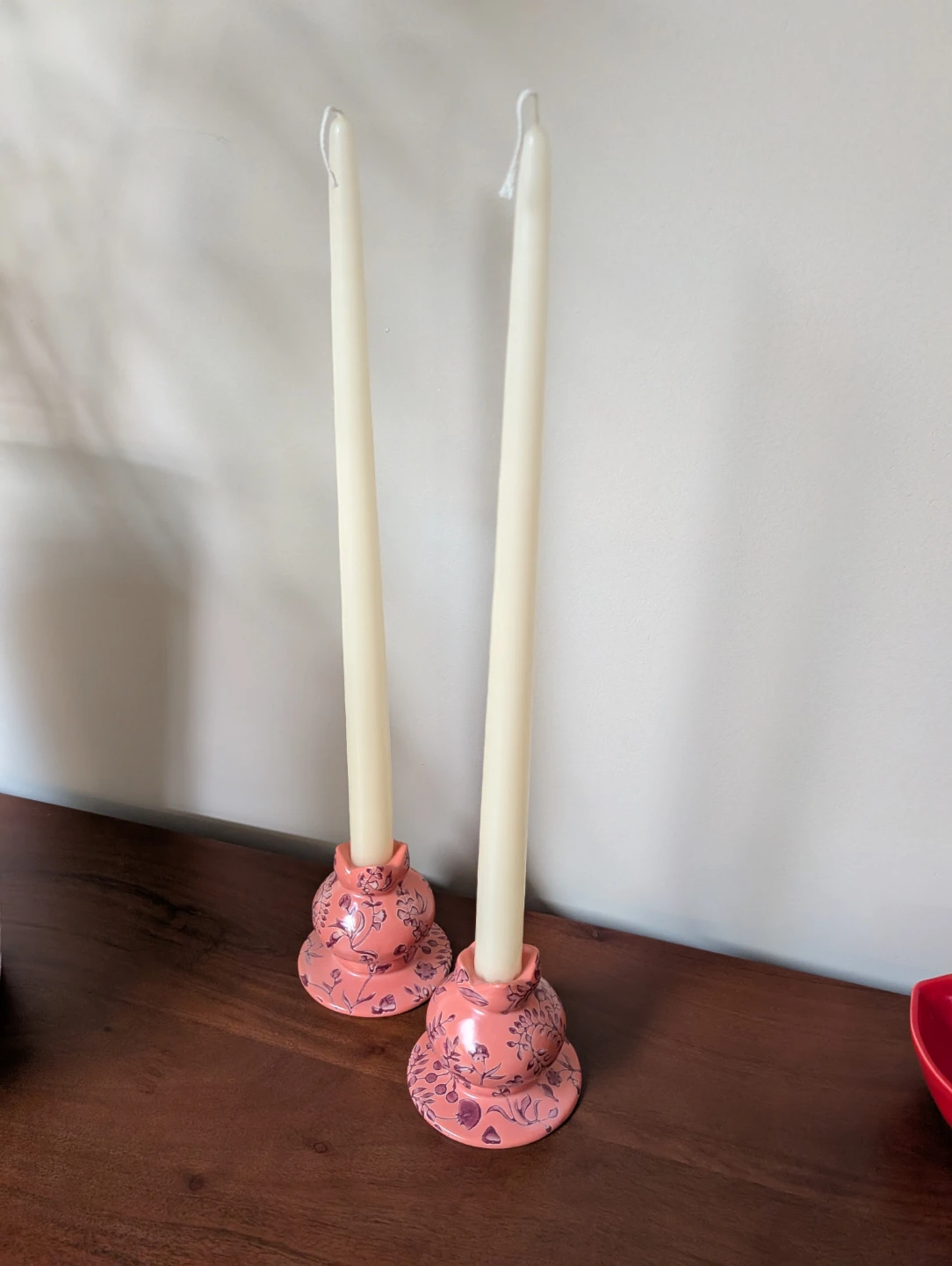 Brand new beautiful Anthropologie pomegranate Candles Holders, - photo 2