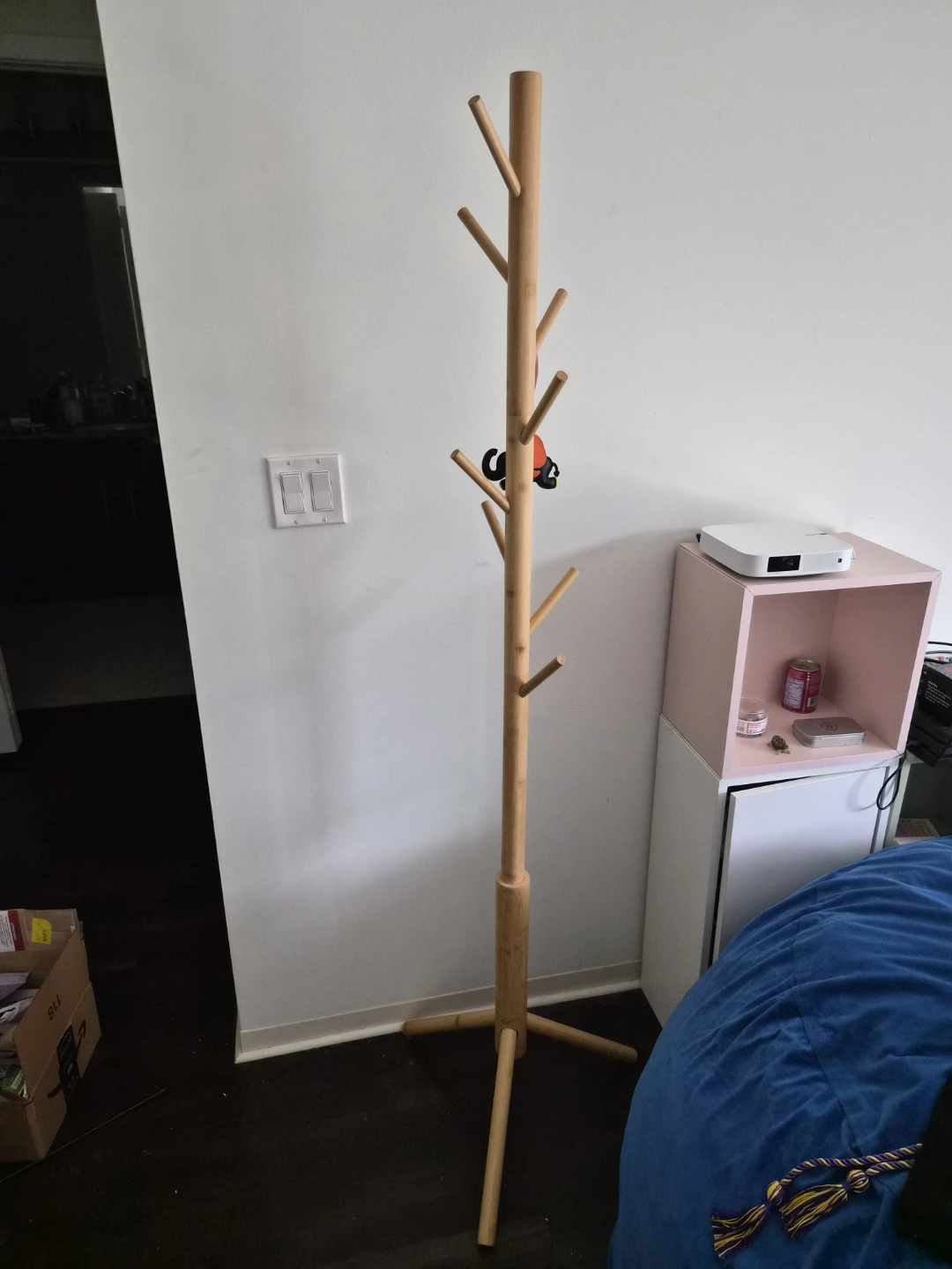 Bamboo Standing Coat Rack