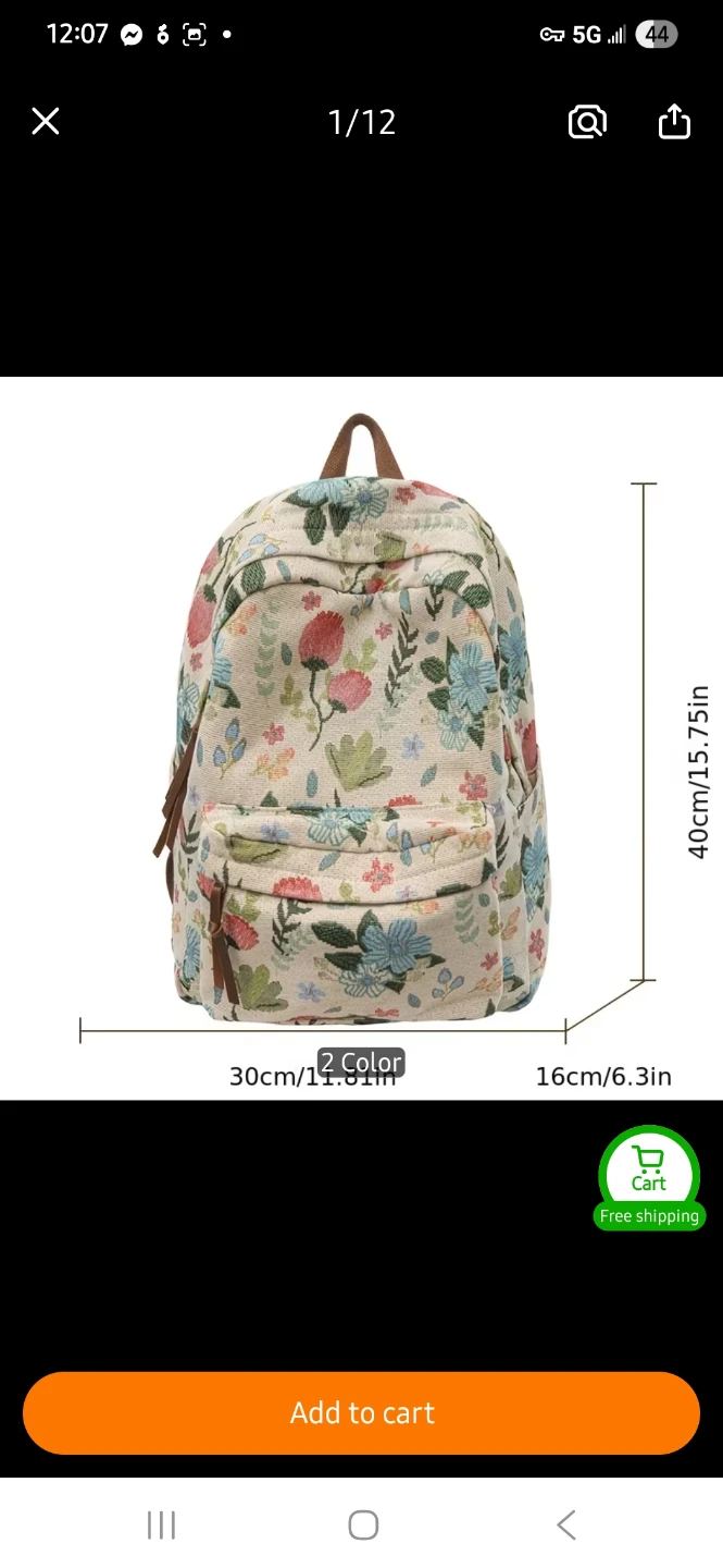 Floral Backpack 🌸 - photo 2