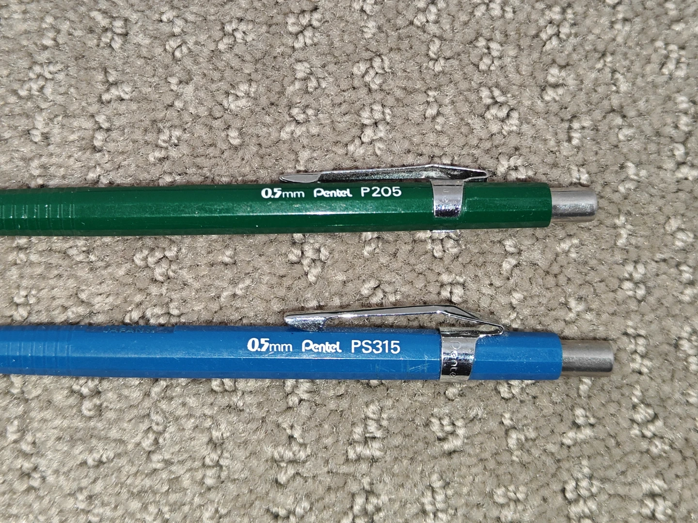 Pentel Mechanical Pencil 0.5mm P205 & PS315 & Sanford Eraser - photo 2