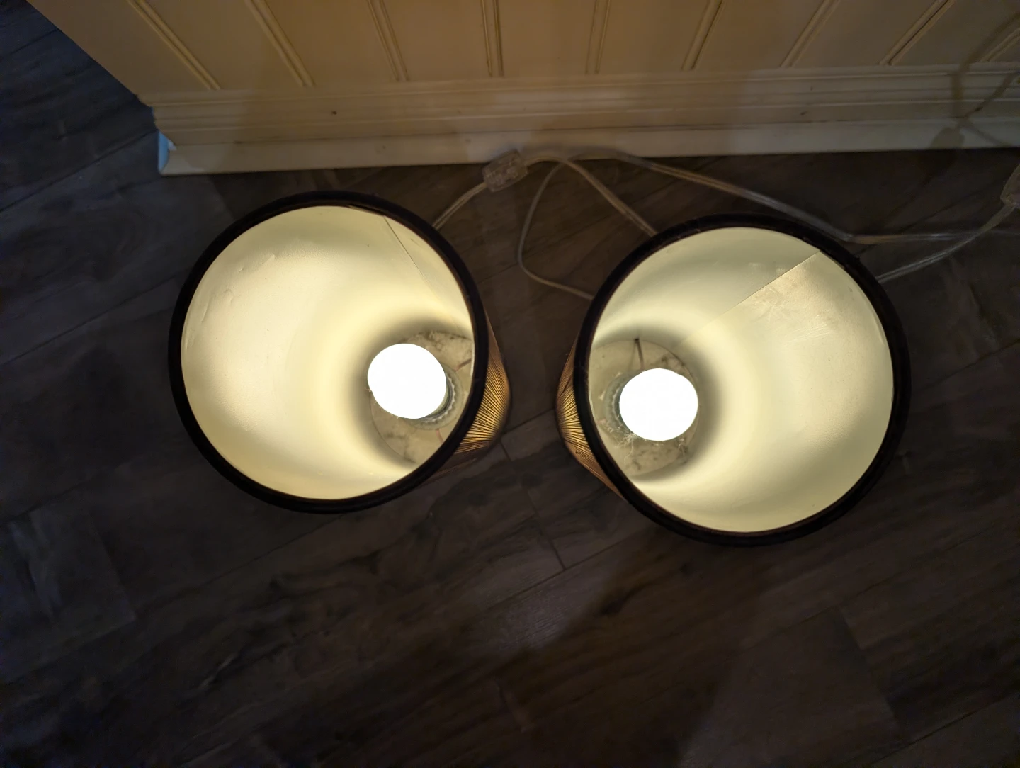 Pair of Bouclair Stringed Table Lamps - photo 3