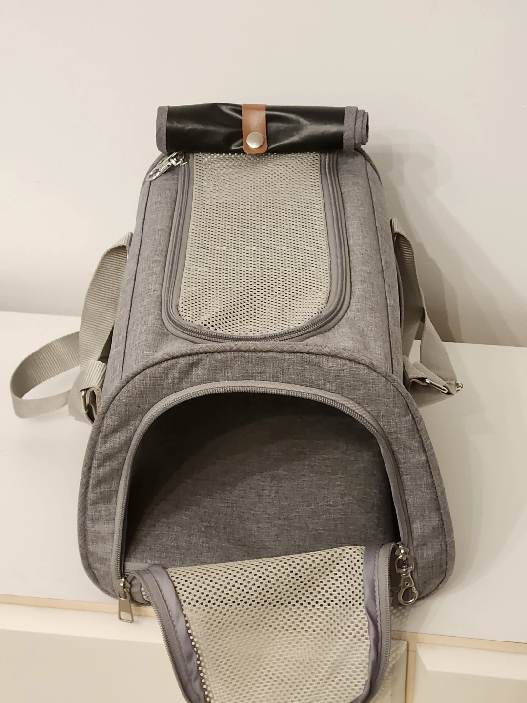 Pet Carrier Bag - Grey - photo 4