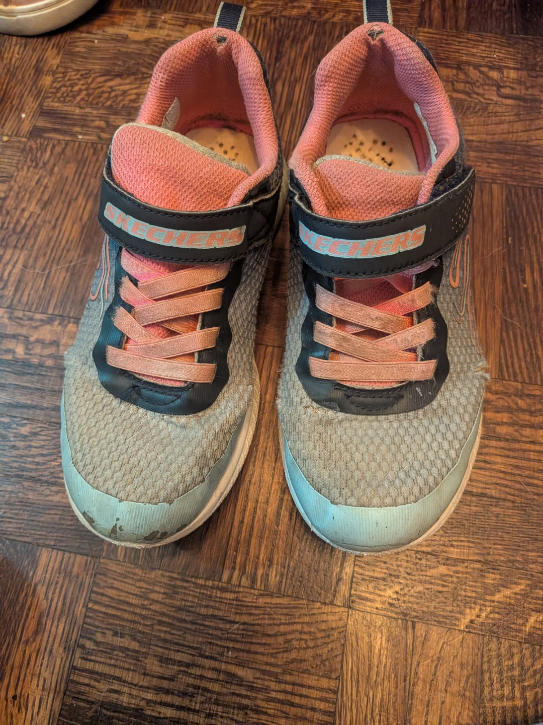 Skechers grey and pink kids sneakers - photo 3