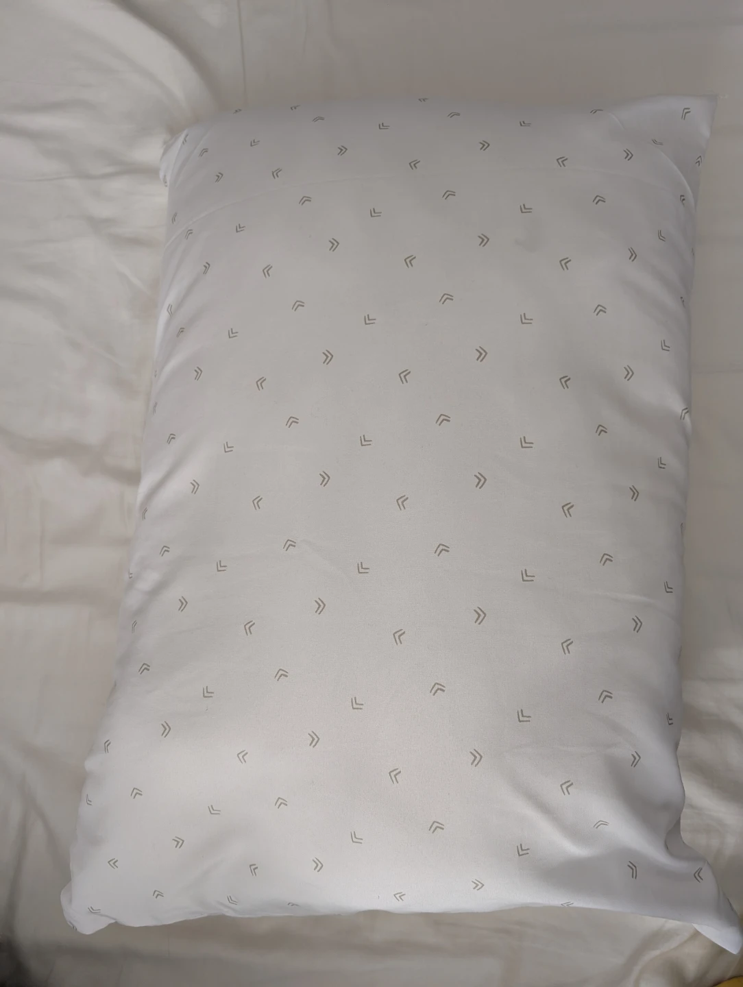 White Decorative Pillow Spare Pillow for Leg Raises