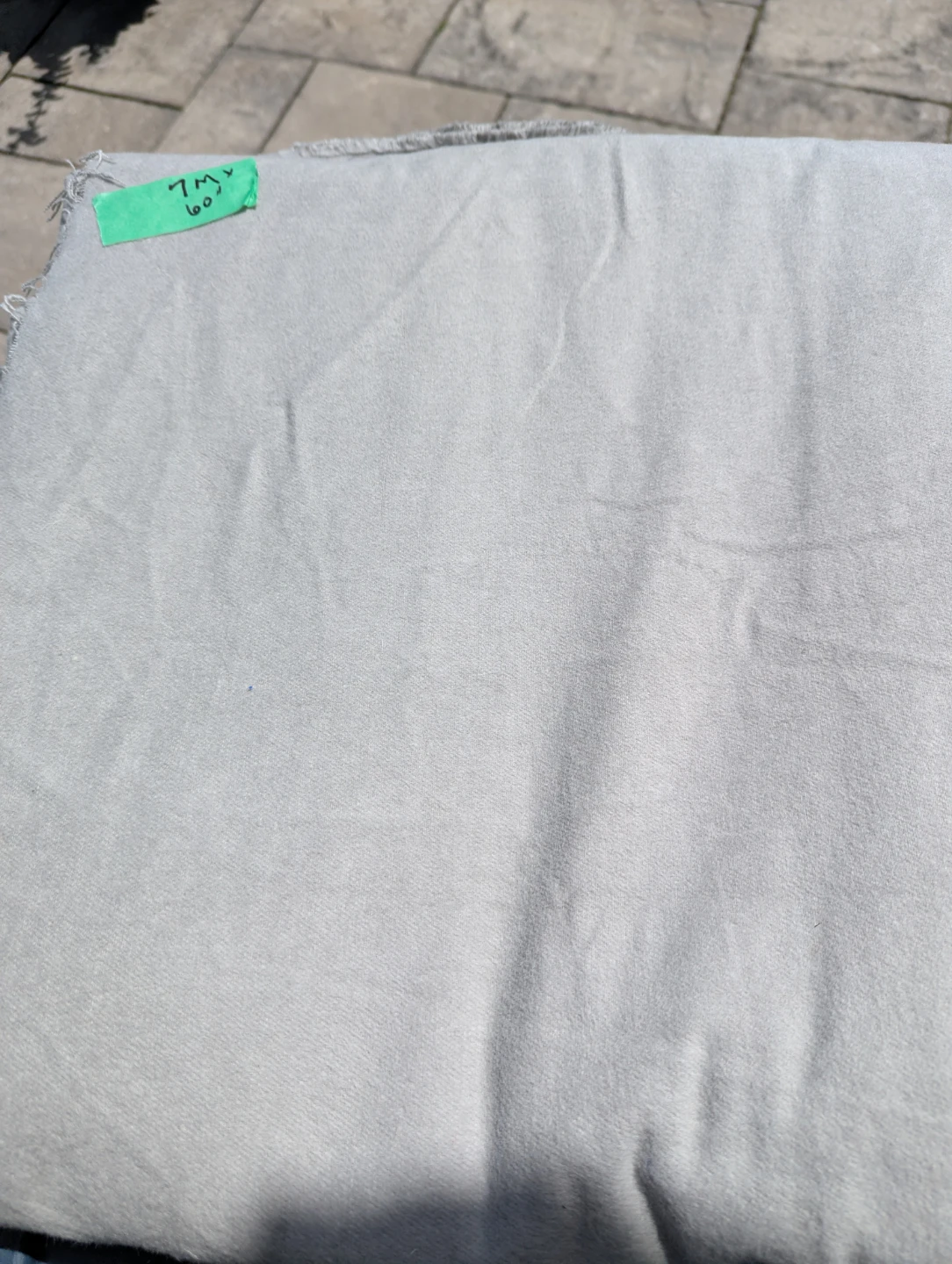 Light Grey Fabric Remnant