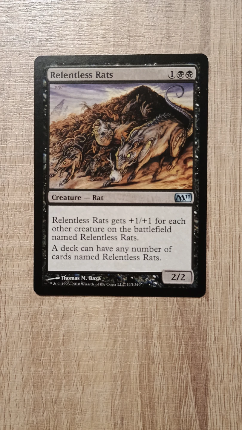 Relentless Rats - Magic The Gathering Card