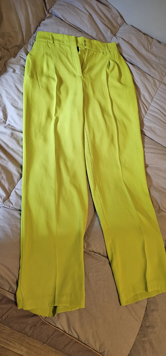 Bright green Dress pants