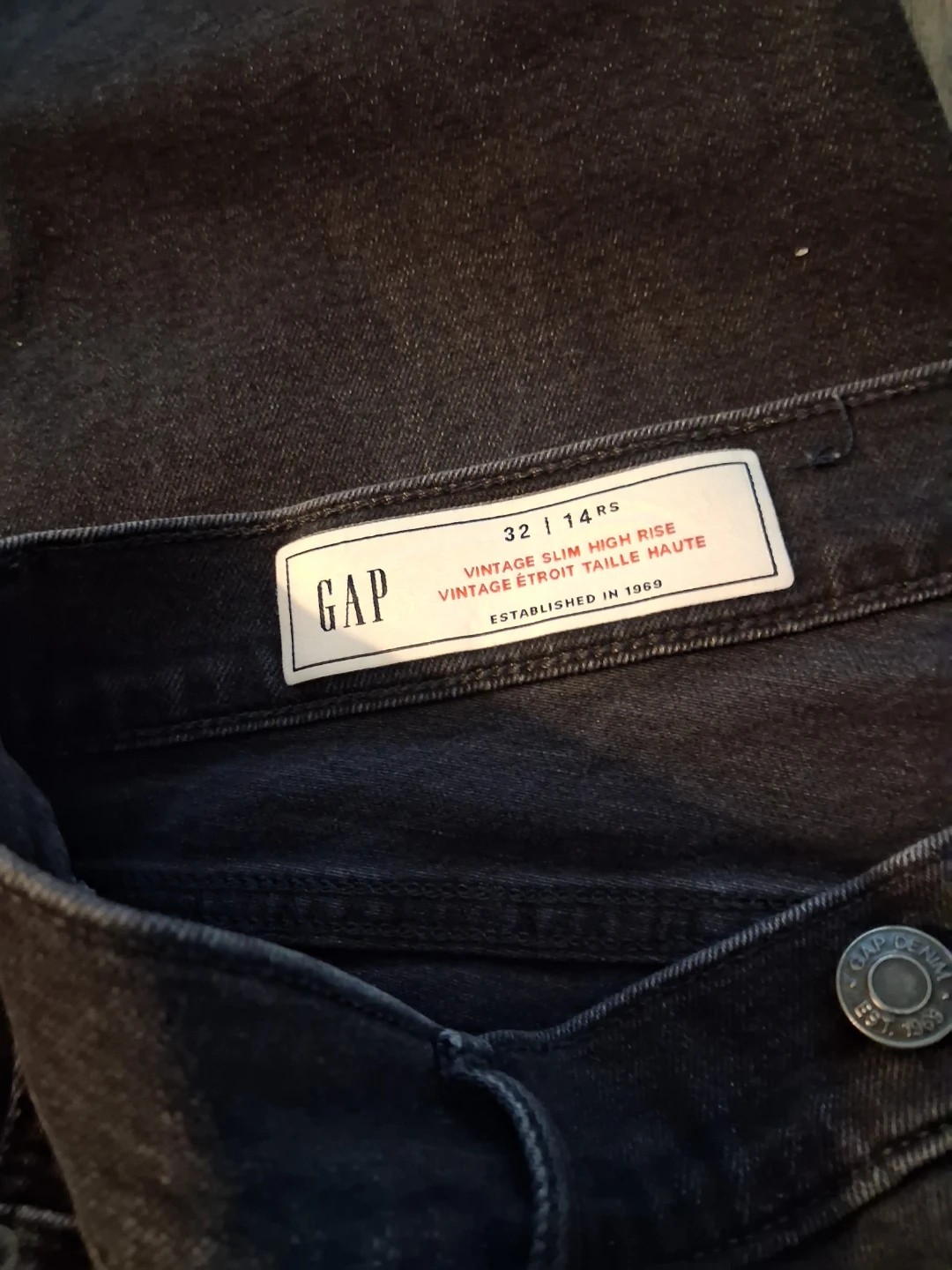 GAP Vintage Slim High Rise Jeans - photo 2