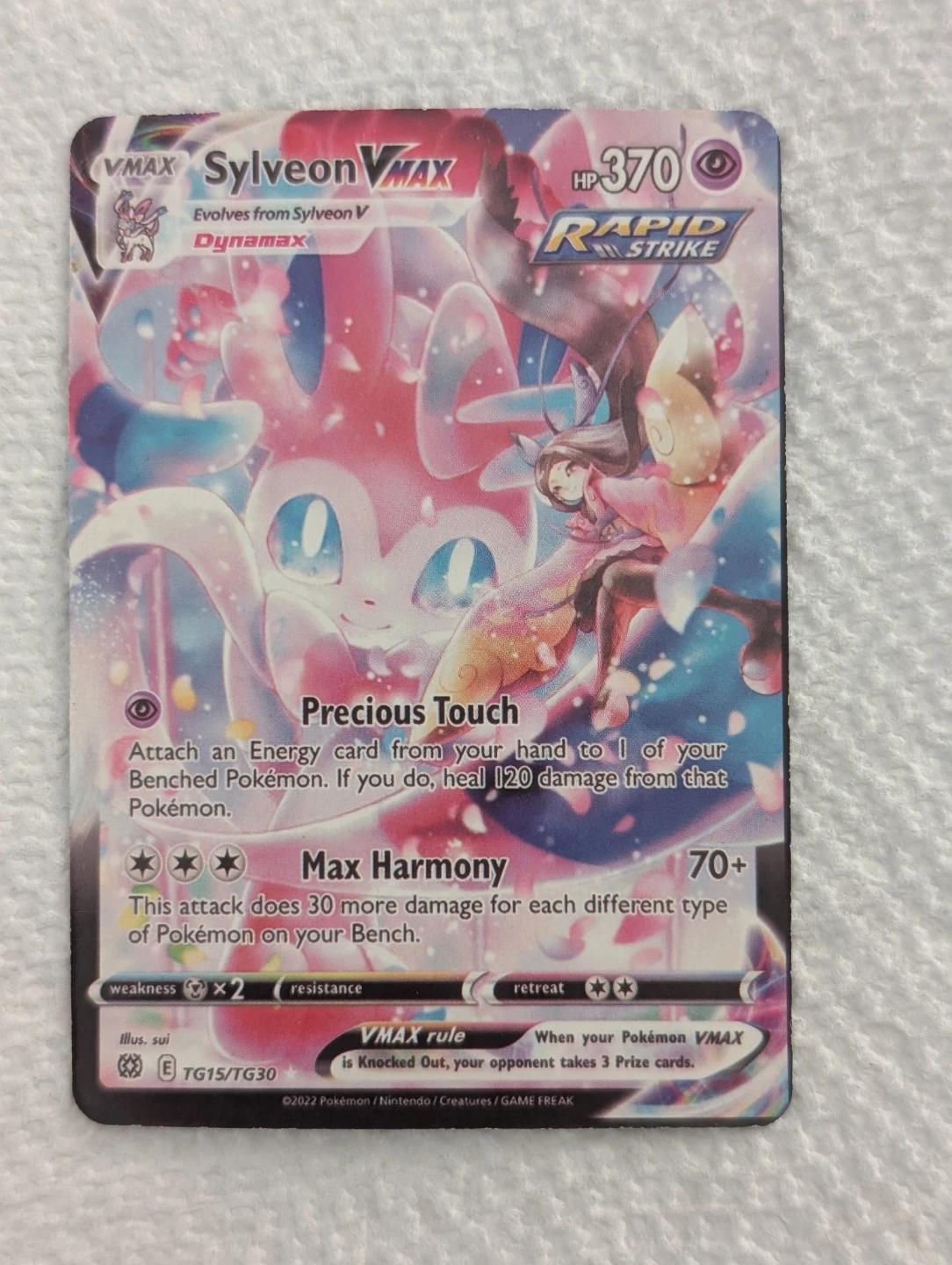 Sylveon VMAX Brilliant Star TG15/TG30 Pokémon Card - photo 3