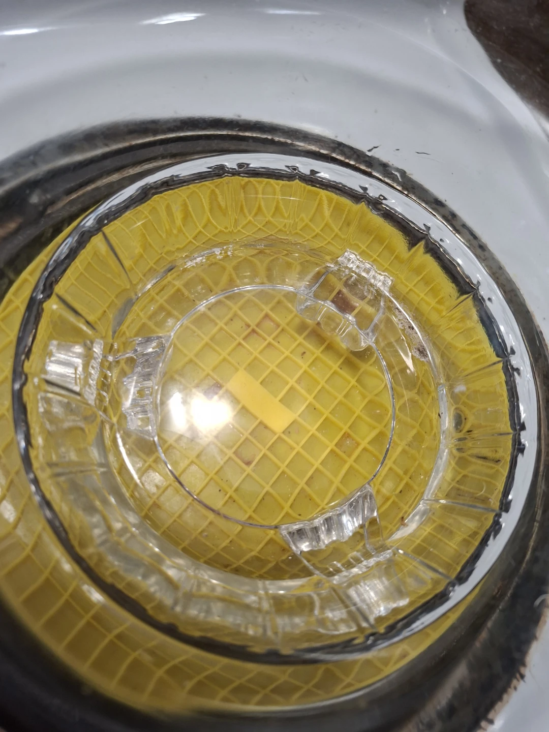 Crystal Glass Serving Bowl with Lid - photo 2