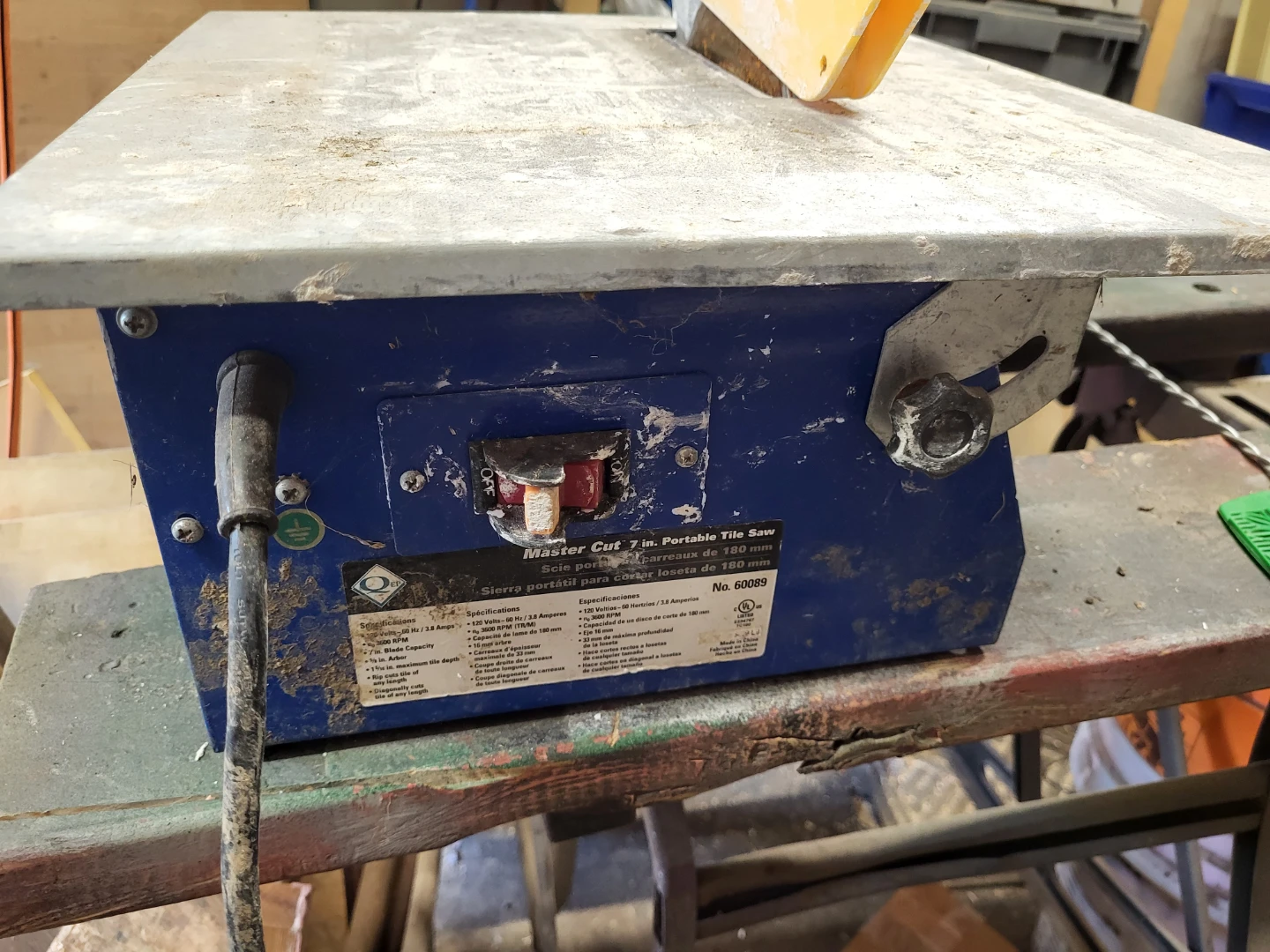 Master Cut 7 in. Portable Tile Saw - photo 3