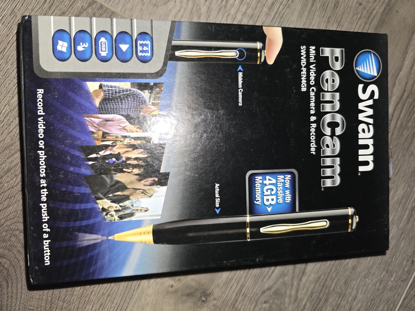 New Swann PenCam Mini Video Camera & Recorder SWVD-PEN4GB - photo 5