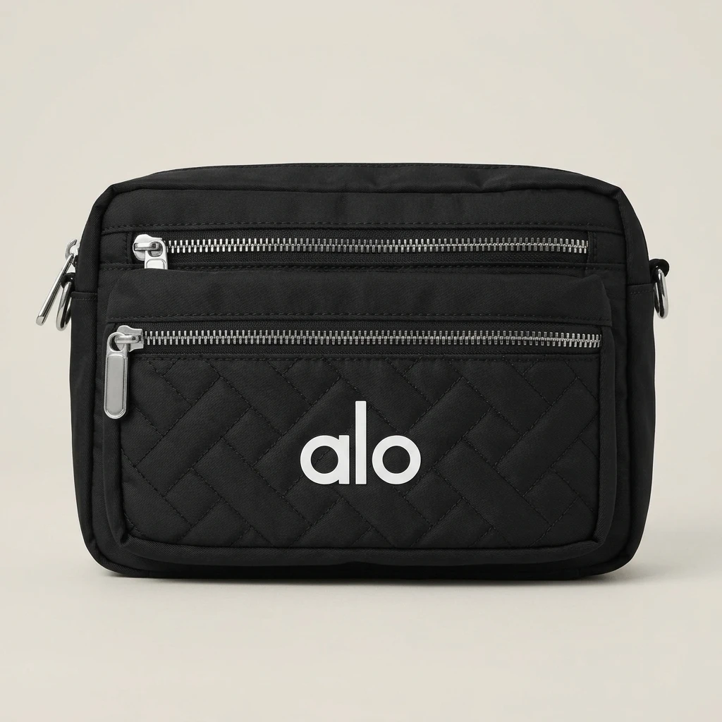 Alo Yoga Black Quilted Crossbody Bag - photo 3