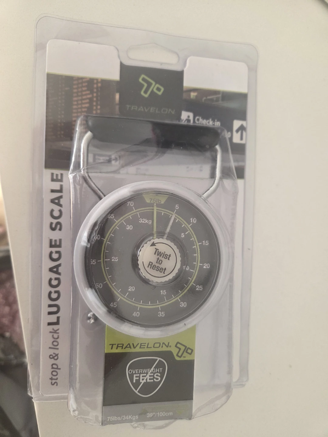 Travelon Stop & Lock Luggage Scale