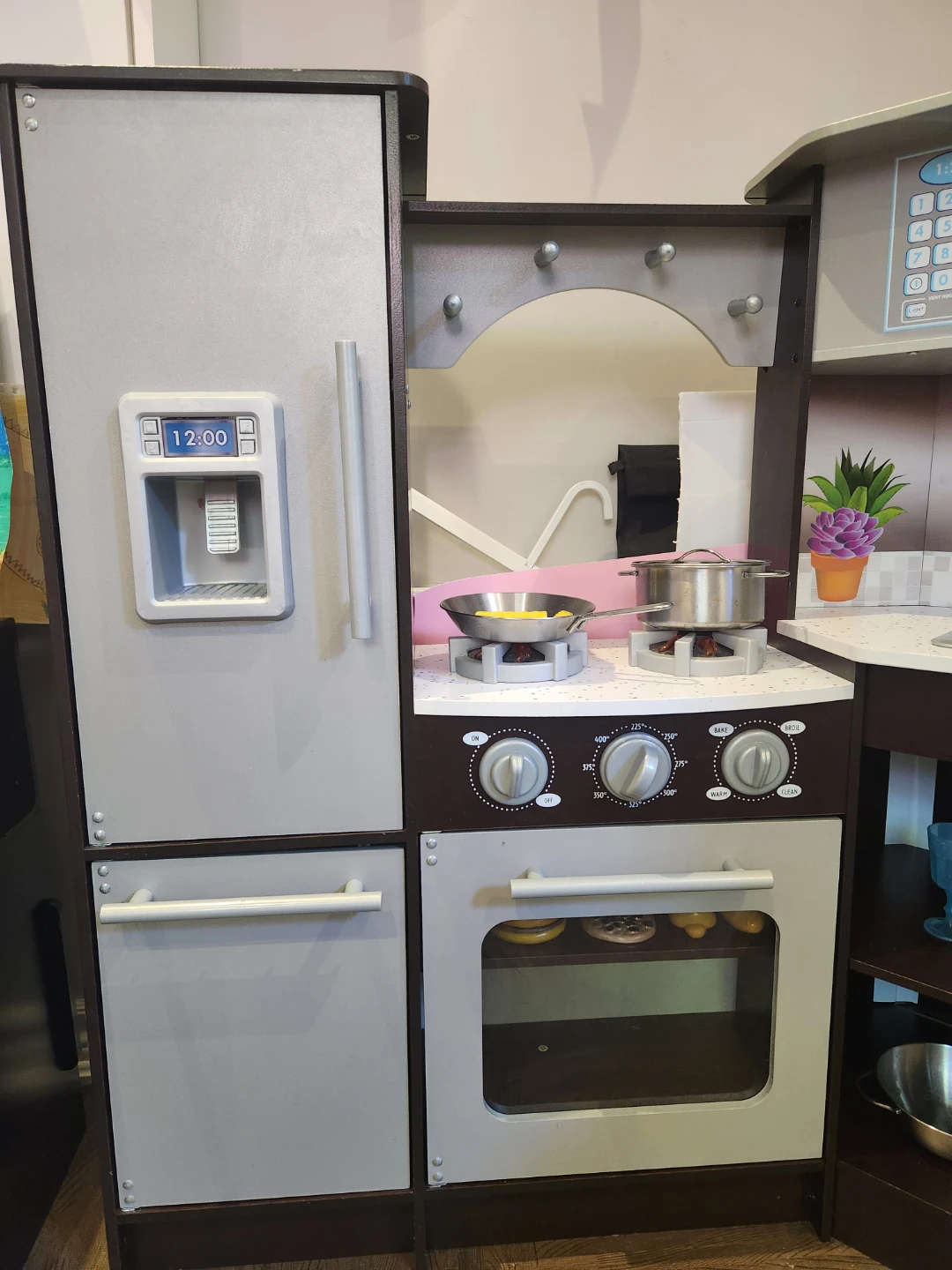 KidKraft Wooden Play corner  Kitchen with Accessories - photo 4