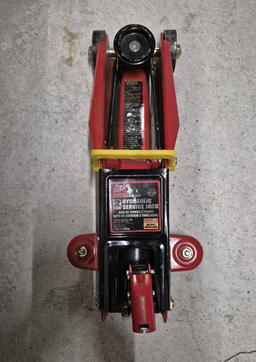 Torin Big Red 2-Ton (4,000 lbs) hydraulic trolley jack - photo 3