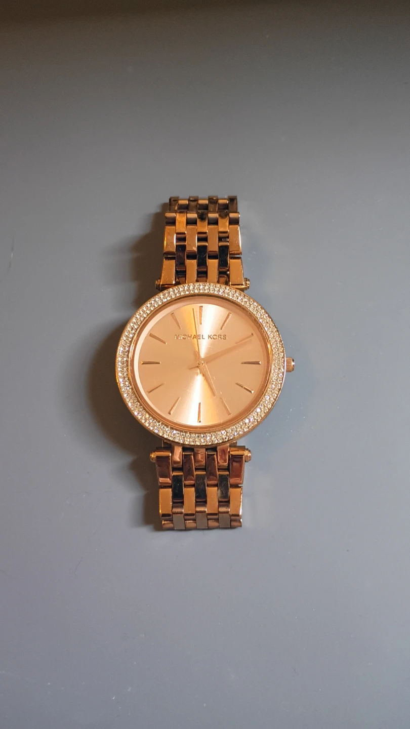 Michael Kors Rose Gold Crystal Watch