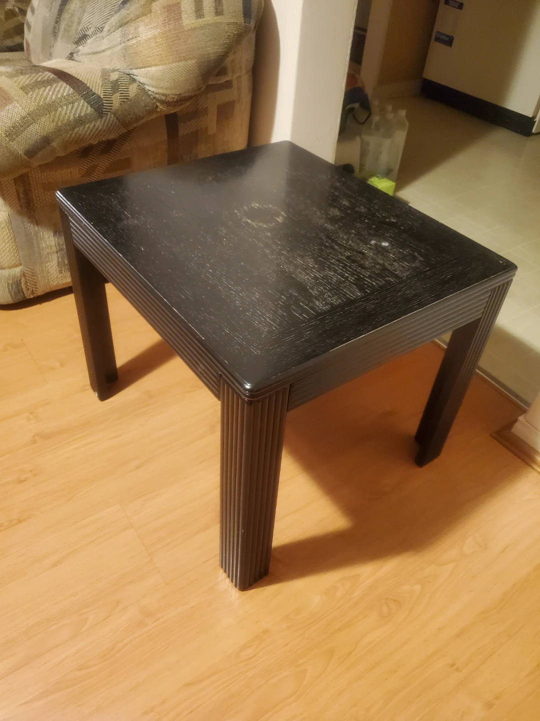 Black Square End Table - photo 4