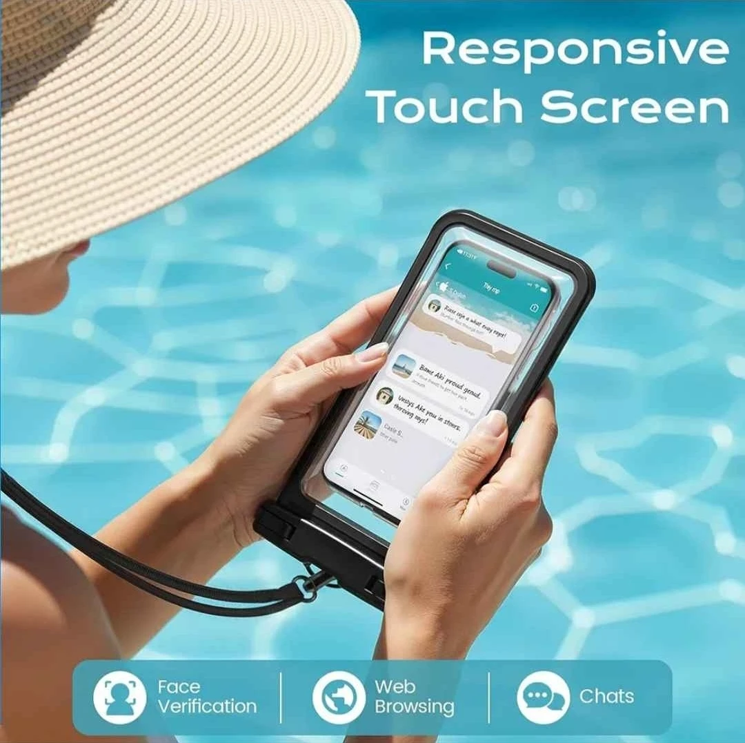 Universal Waterproof Phone Pouch with Lanyard - photo 5