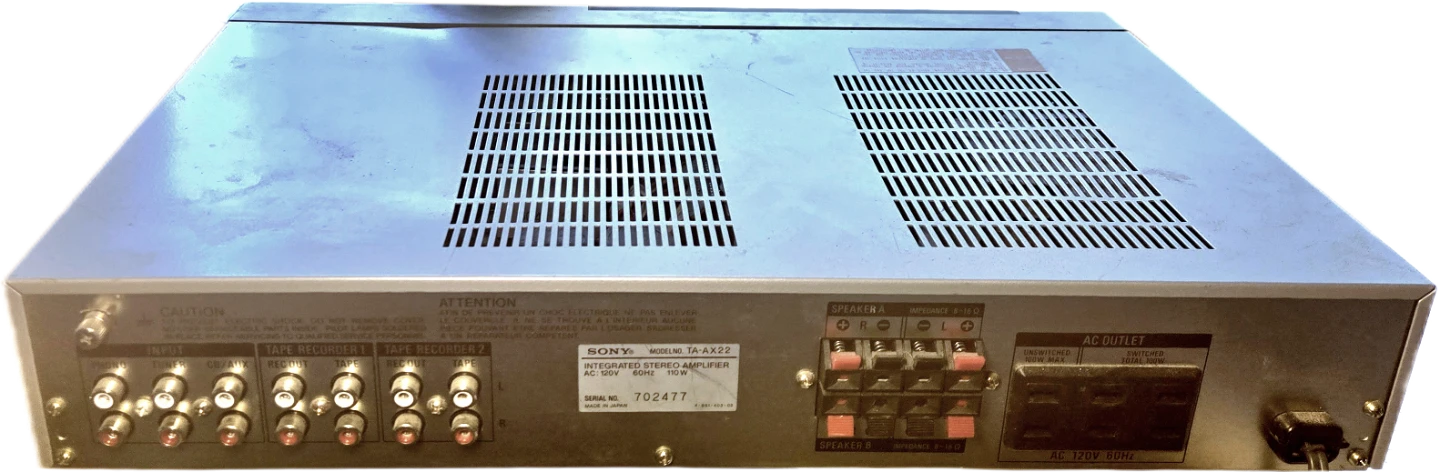Sony  Sony TA-AX22 Stereo Integrated Amplifier - photo 2