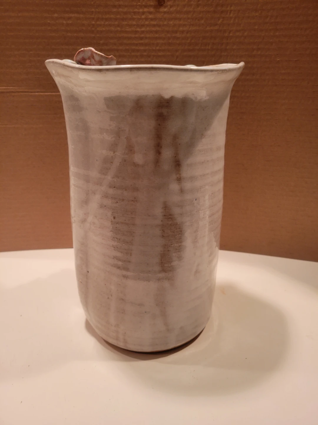 Pottery by Magle Vase 1987 Floral Design - photo 3